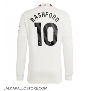 Manchester United Marcus Rashford #10 Kolmaspaita 2023-24 Pitkähihainen